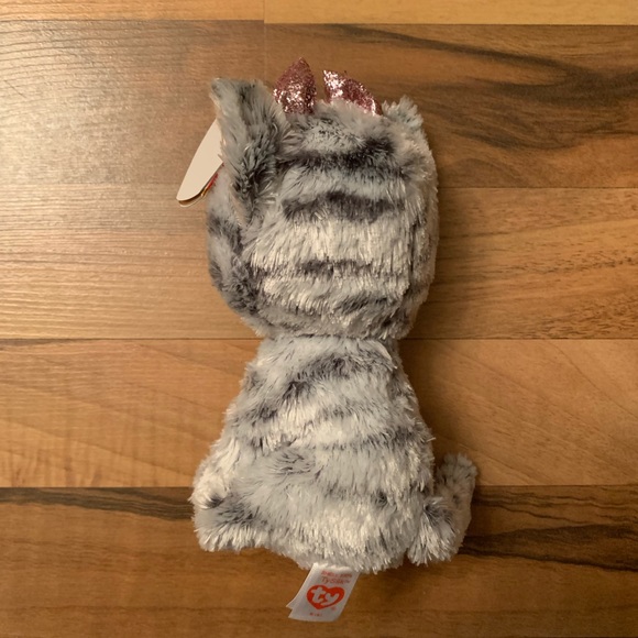 New Ty Kiki Grey Striped Cat - Picture 3 of 7